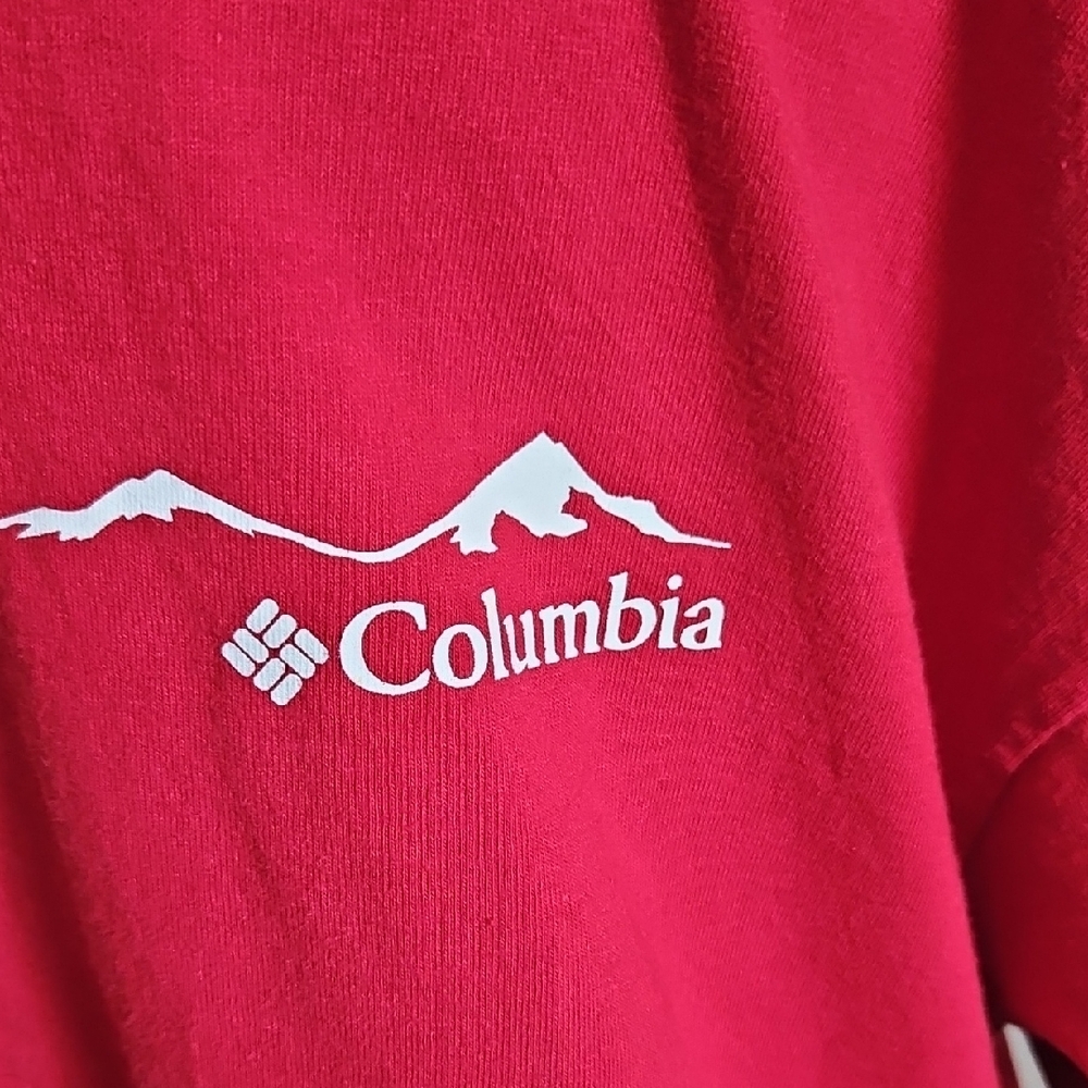 Columbia Vibrant Red Mountain Tee - Picture 3 of 9